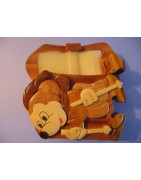 Coffre en Bois Skieur pour Guimbarde à Dents